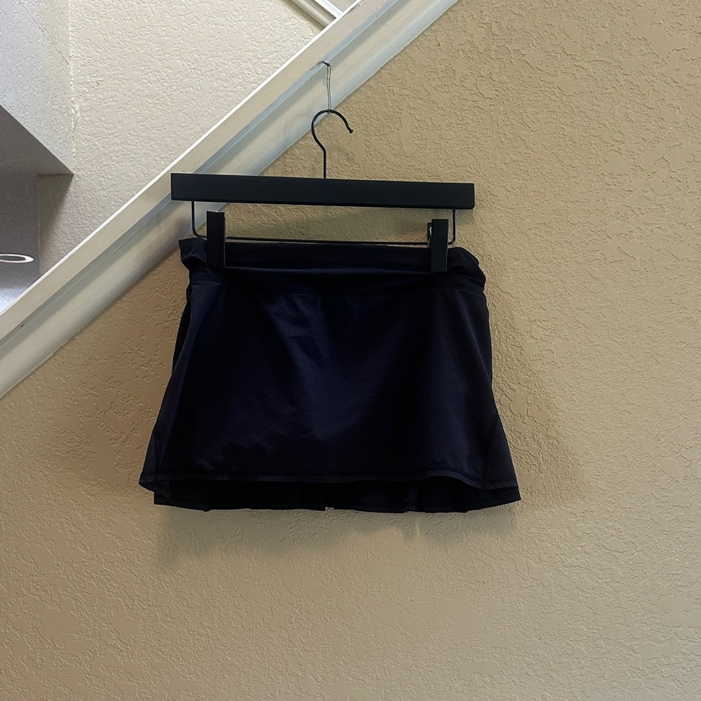 Lululemon Black Athletic Pleaded Skirt